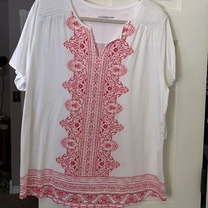 Women’s plus size Croft & Barrow tshirt. New with tags